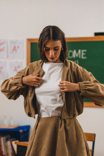 Lavina Faux Suede Jacket
