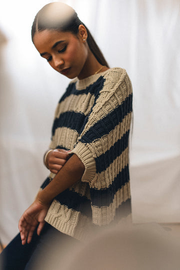 Siobhan Cable Knit Sweater