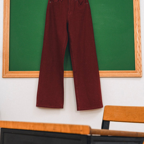 High Rise Slim Wide Leg MD