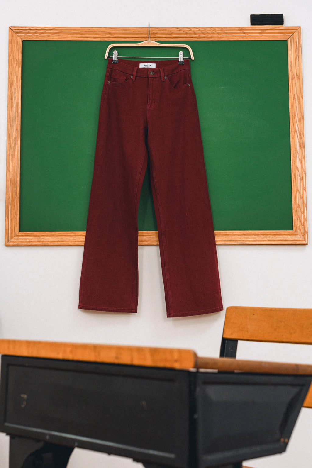 High Rise Slim Wide Leg MD