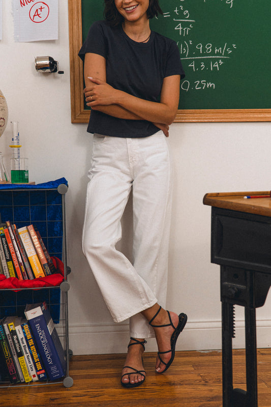 Slim Barrel Jean