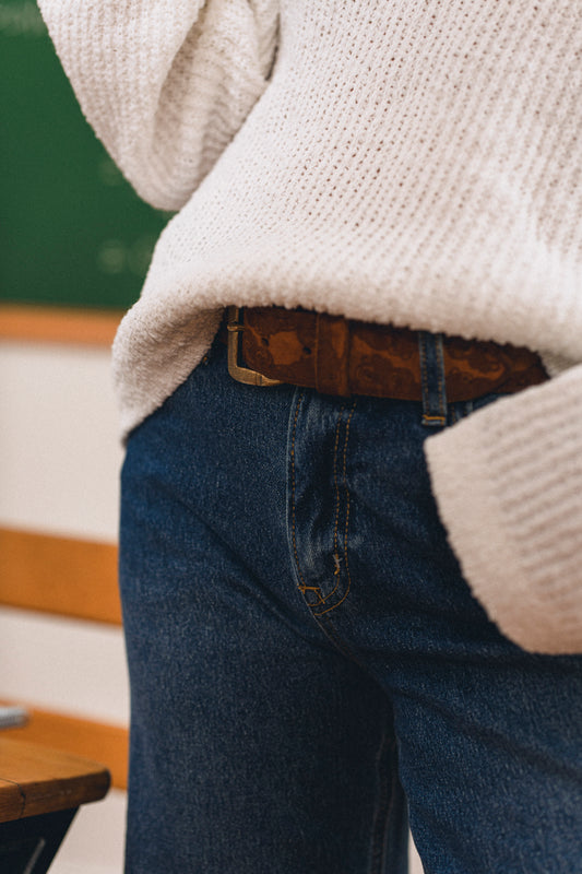 Milcah Embossed Belt