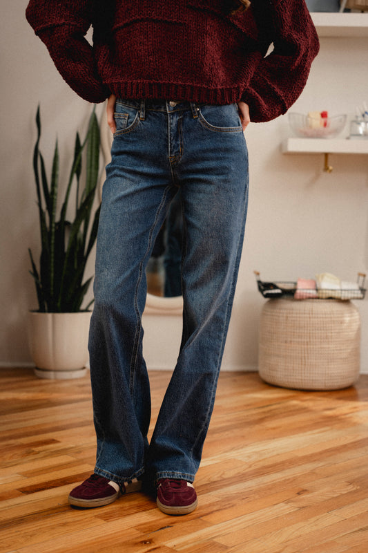 Mid Rise Wide Leg MD