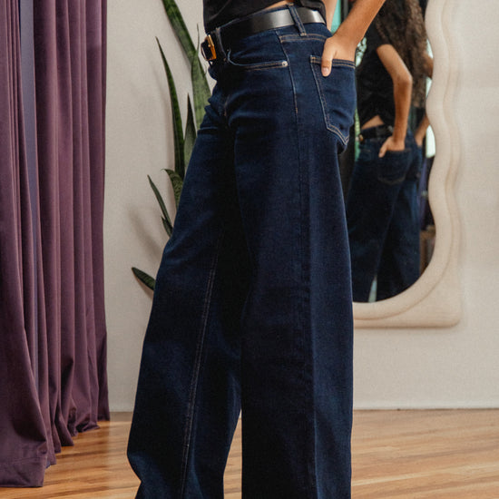 High Rise Palazzo Wide Leg