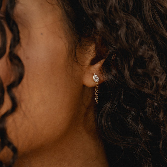 Eloise Chain Wrap Earrings