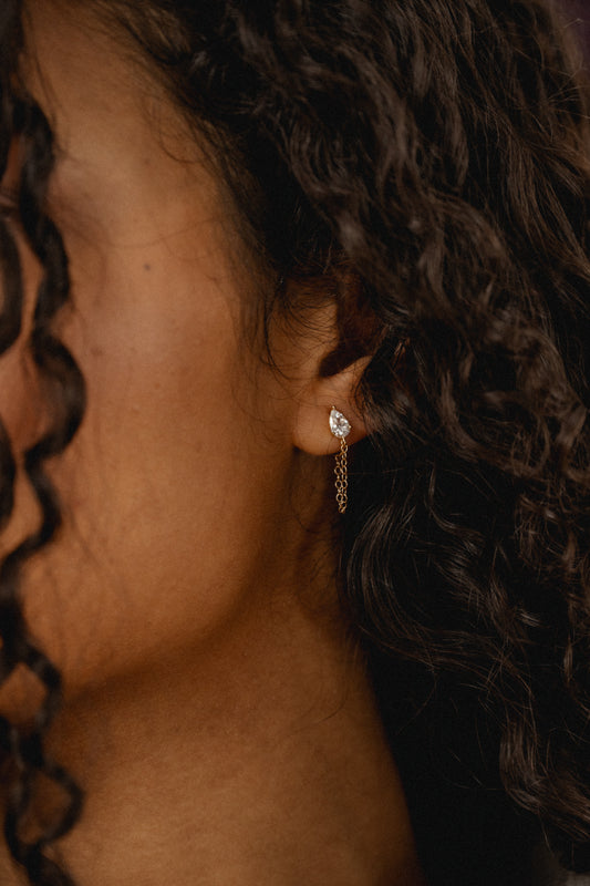 Eloise Chain Wrap Earrings