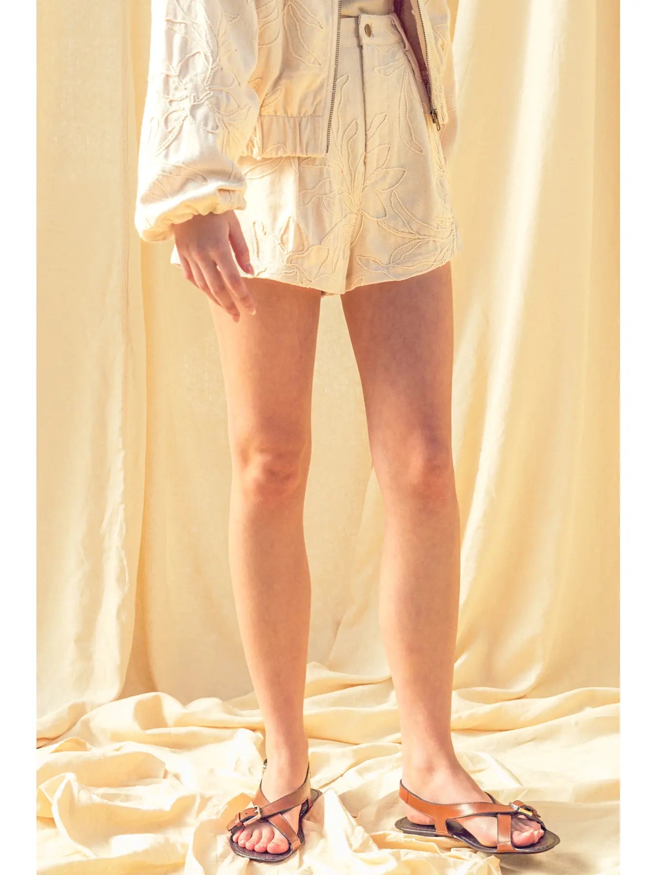 Sophia Jacquard Shorts