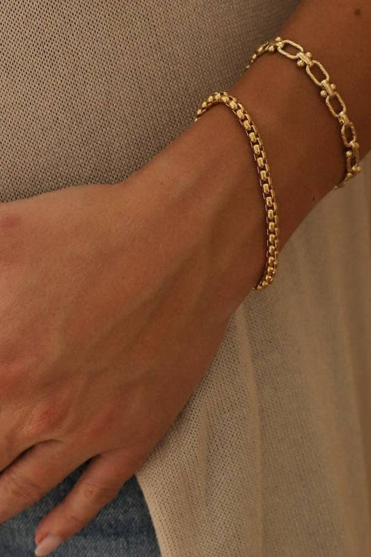 Nova Gold Chain Bracelet