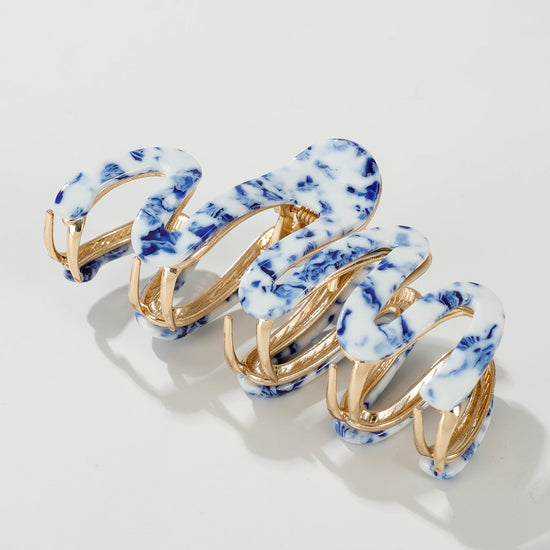Willow Squiggle Metal Claw Clip