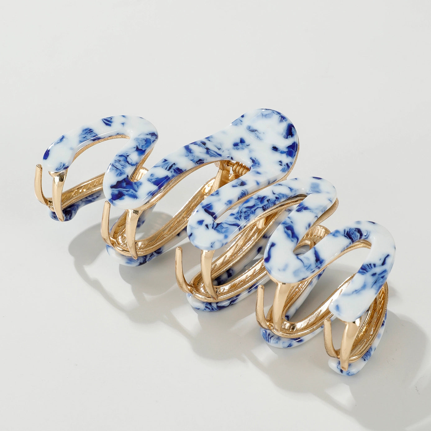 Willow Squiggle Metal Claw Clip