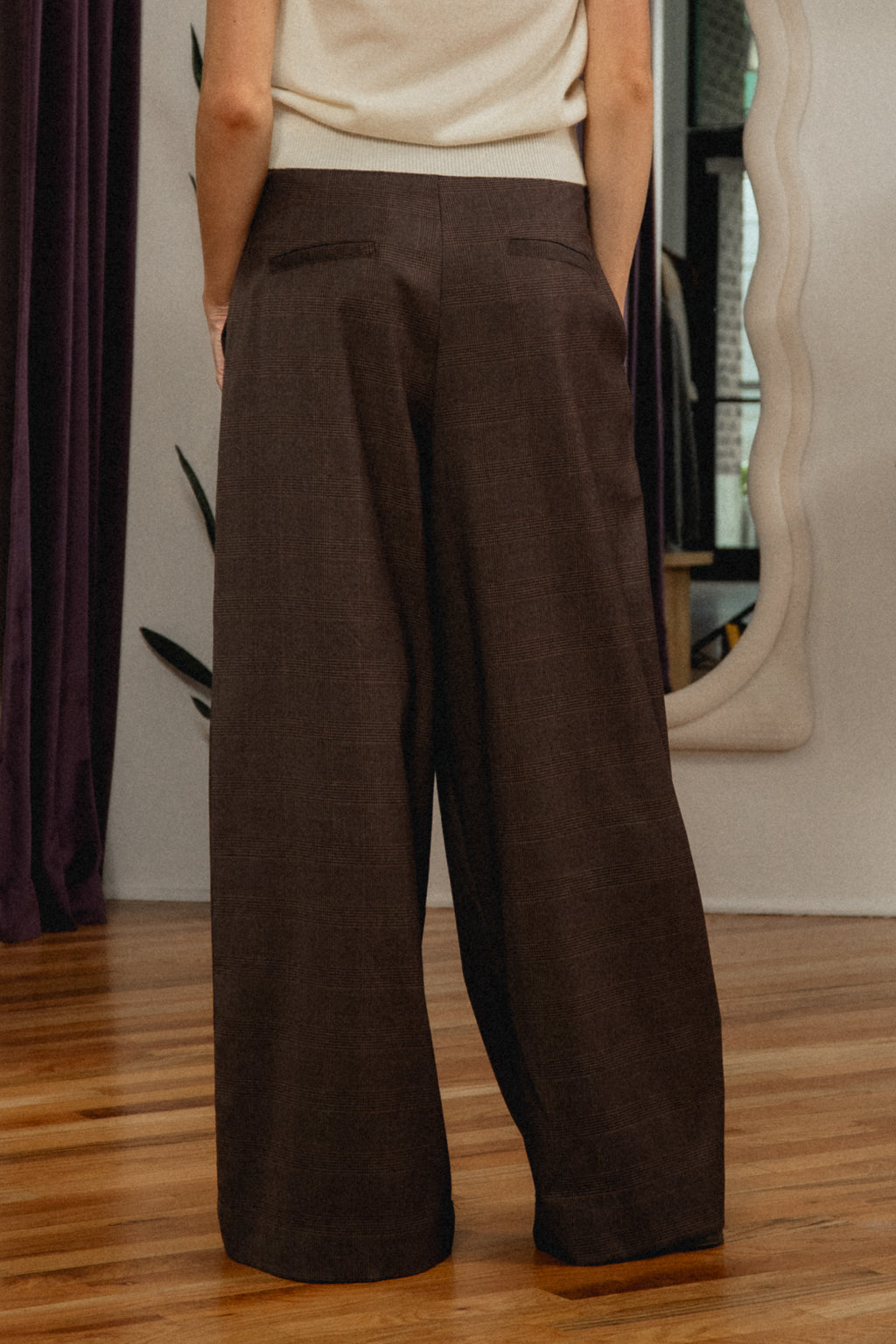 Azaila Plaid Trousers