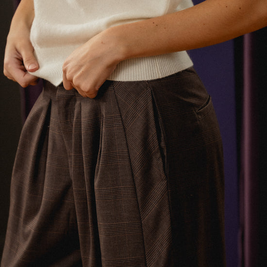 Azaila Plaid Trousers