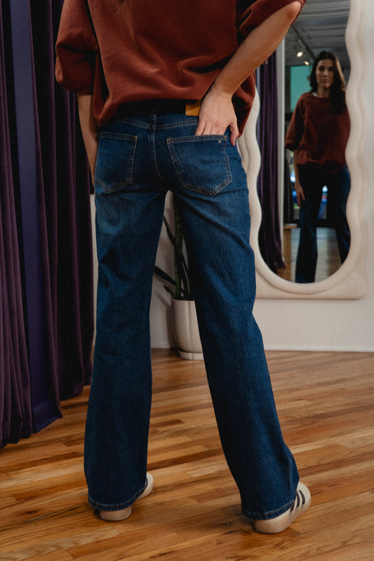 Mid Rise Wide Leg MD