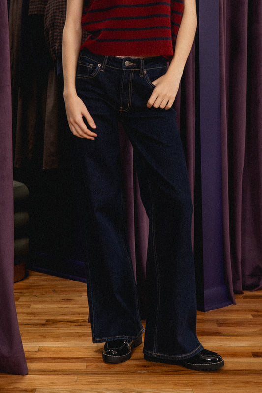 High Rise Palazzo Wide Leg