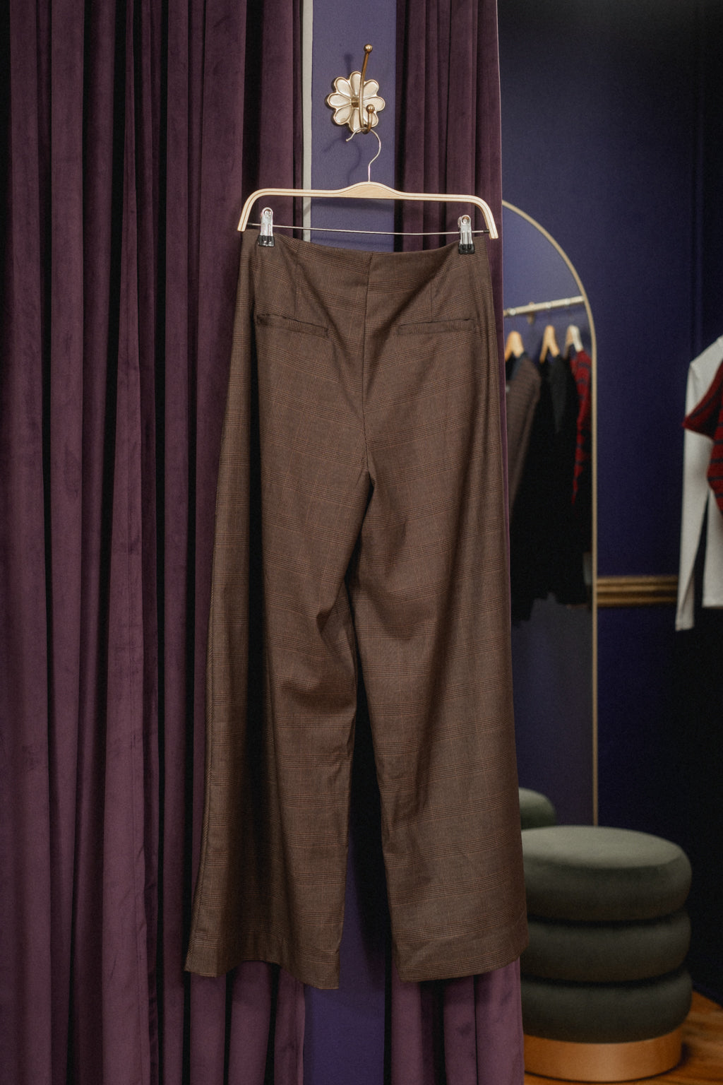 Azaila Plaid Trousers