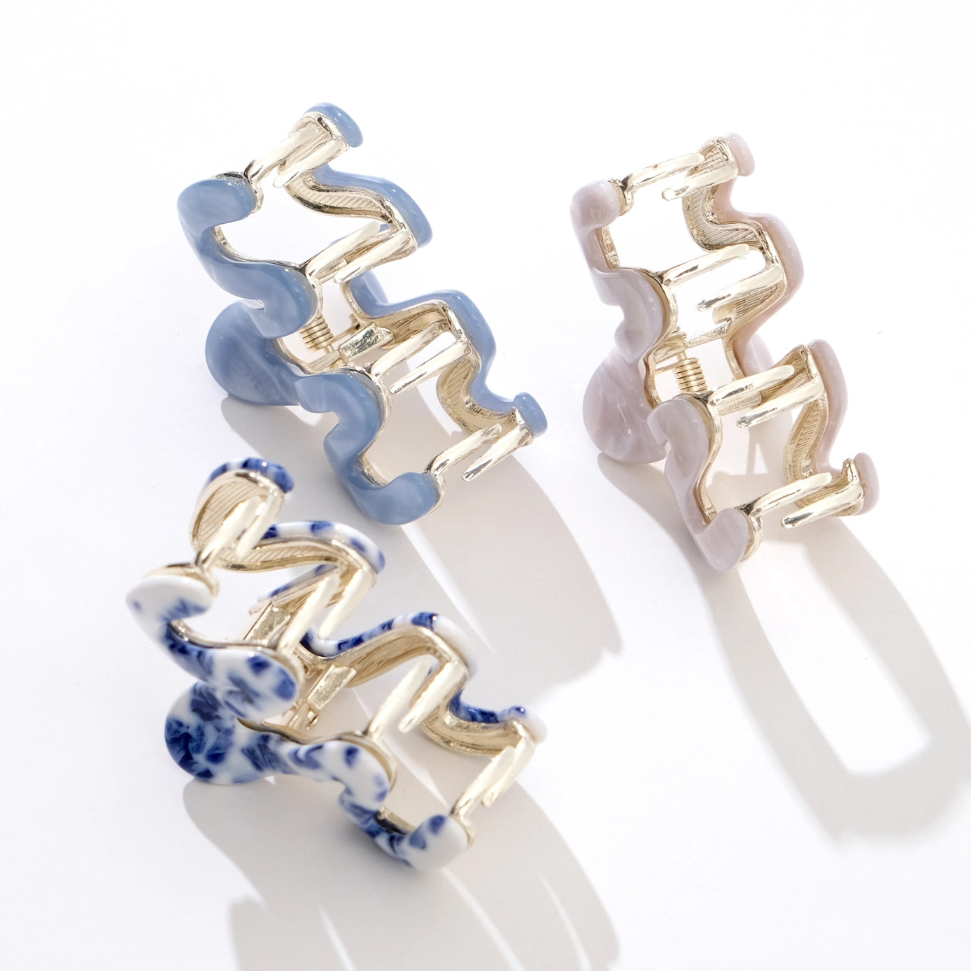Willow Squiggle Mini Metal Claw Clip