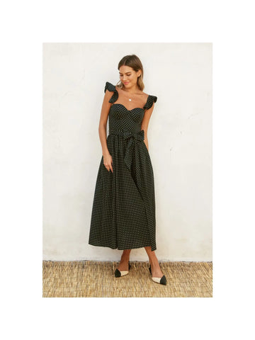 Vivian Polka Dot Midi Dress