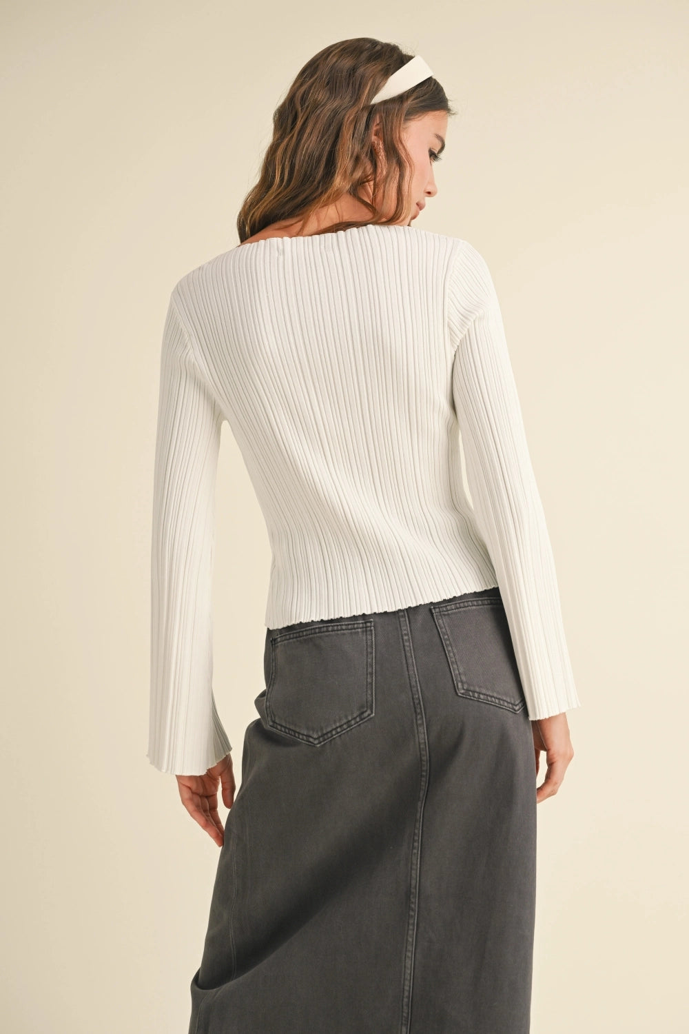 Lily Ribbed Long Sleeve