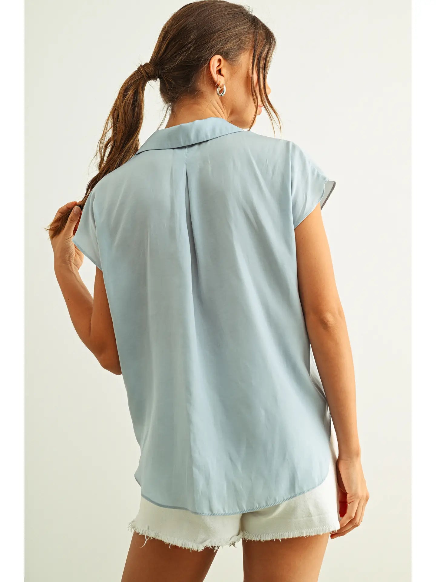 Julie Cap Sleeve Shirt