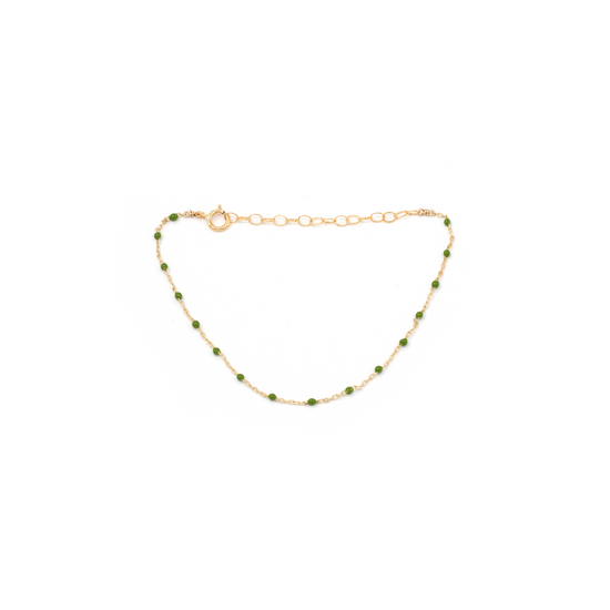 Libby Beaded Bracelet Green