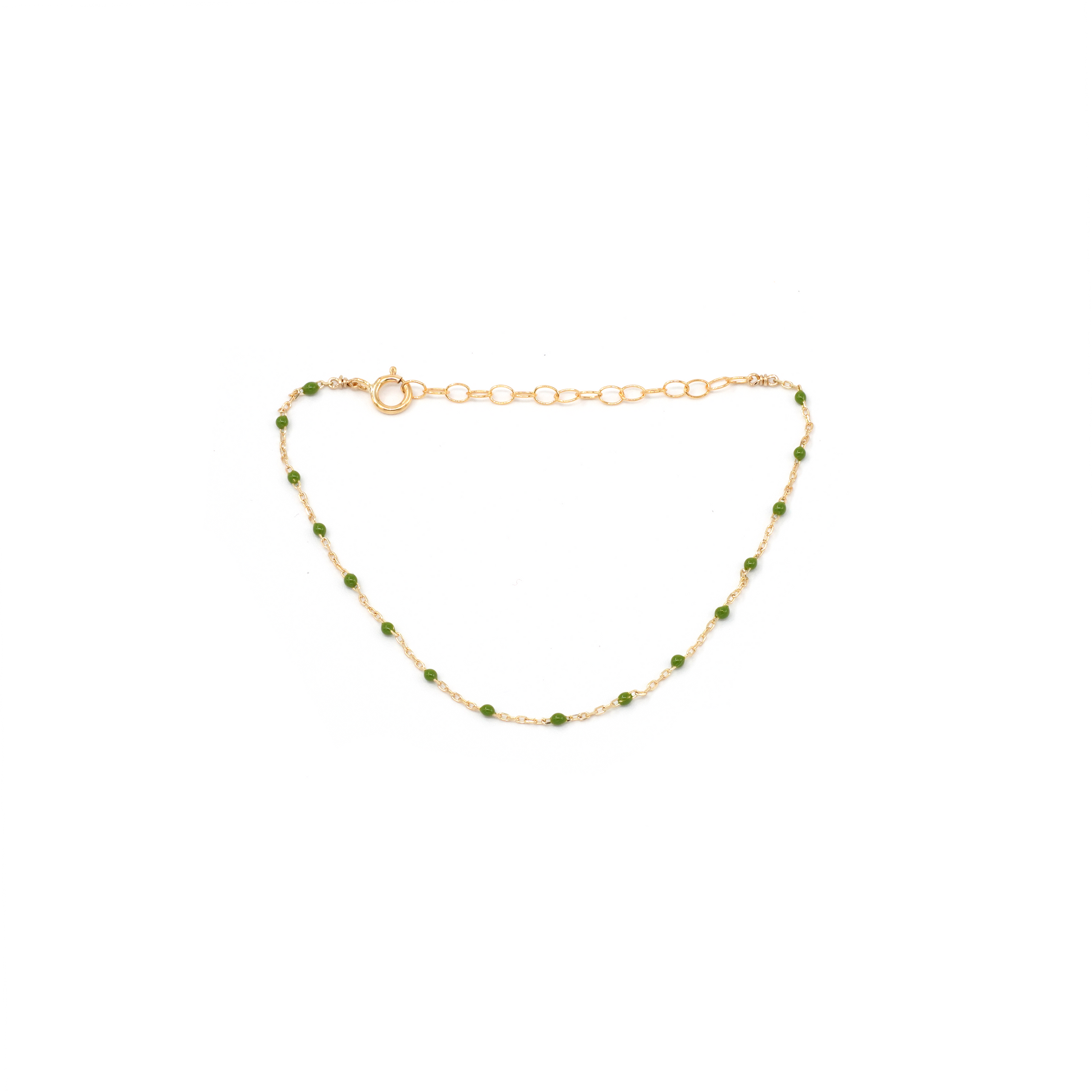 Libby Beaded Bracelet Green