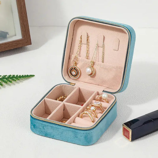 Travel Jewelry Box Sky Blue