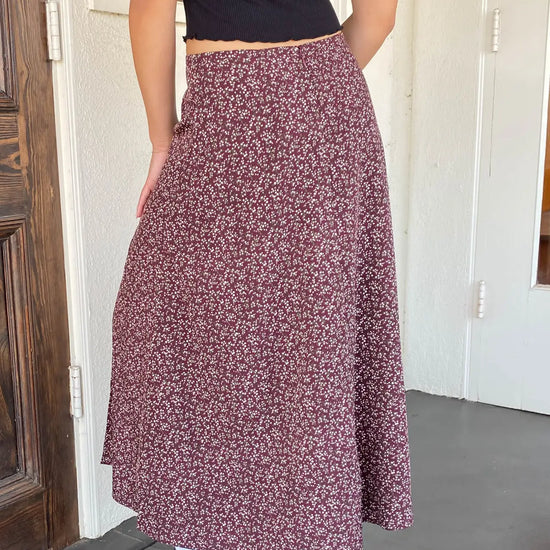 Junie Floral Midi Skirt