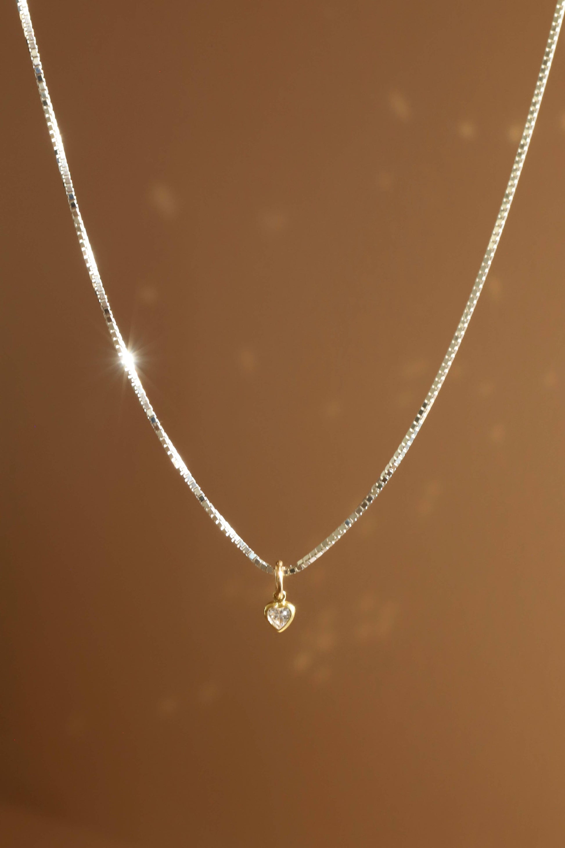 Micro Heart CZ Charm
