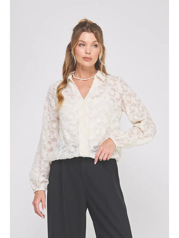 Dove Button Up