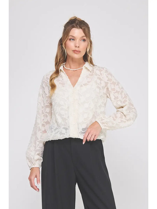 Dove Button Up