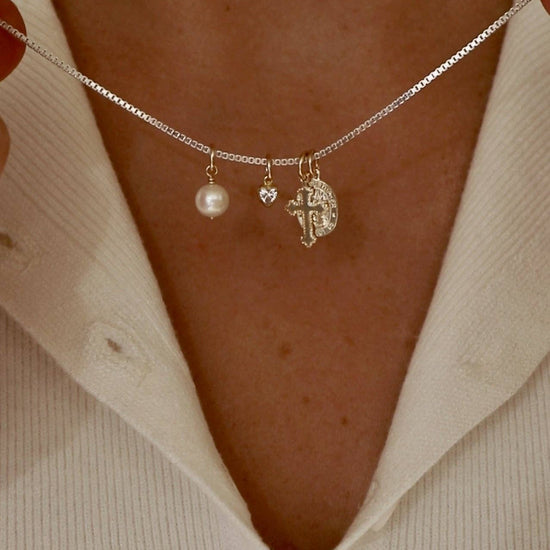 Micro Heart CZ Charm