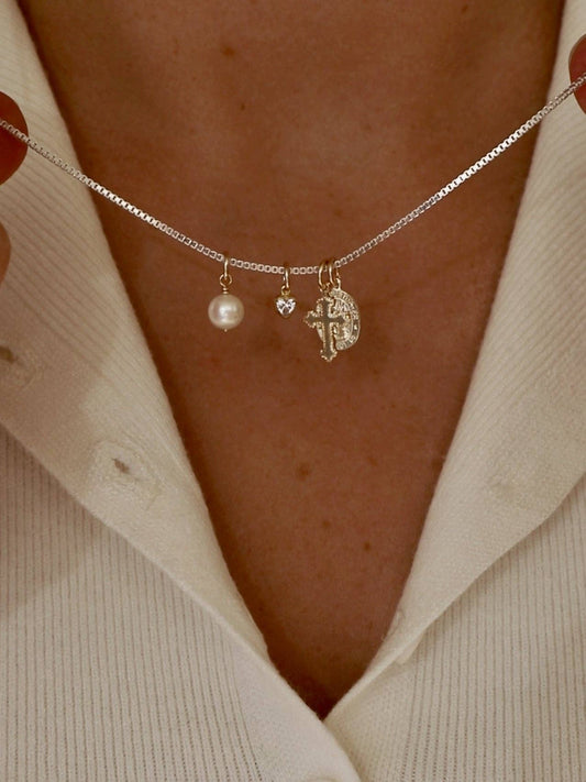 Micro Heart CZ Charm
