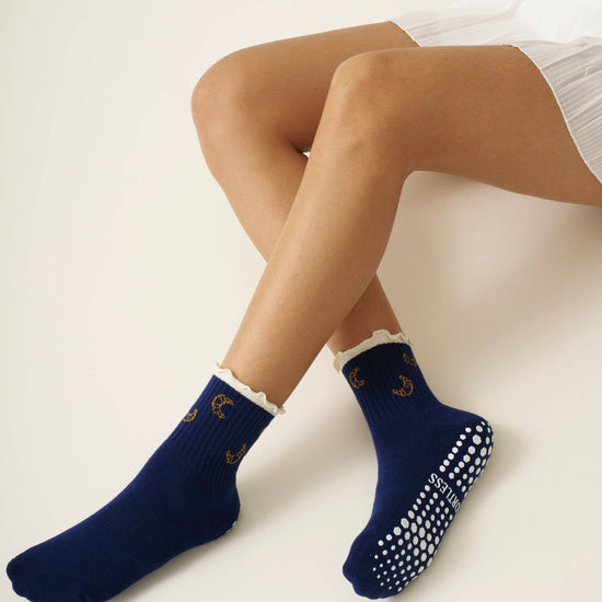 Croissant Pilates Socks