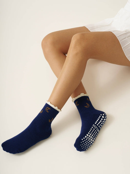 Croissant Pilates Socks