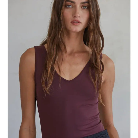 Harper Seamless Tank Cassis