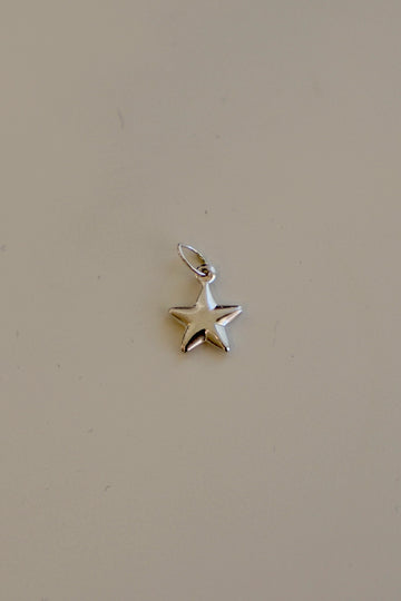 Silver Star Charm