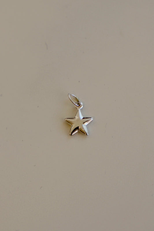 Silver Star Charm