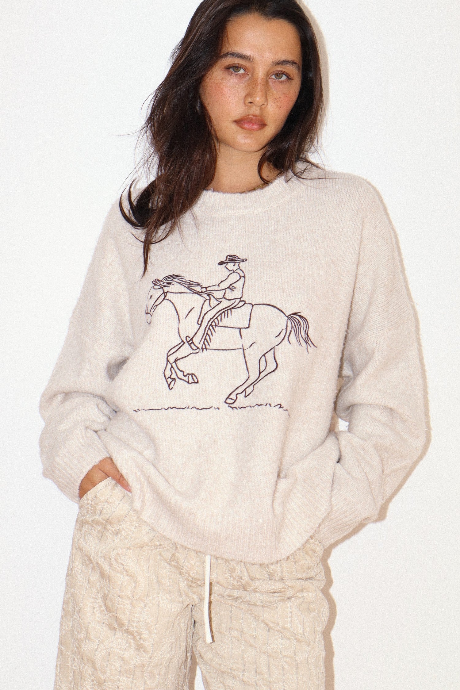Howdy Cowboy Sweater