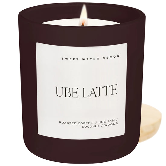 Ube Latte 15 oz Soy Candle