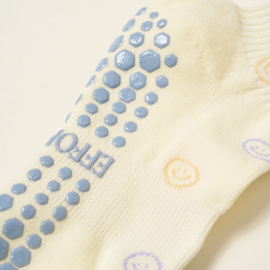 Smiley Face Pilates Socks