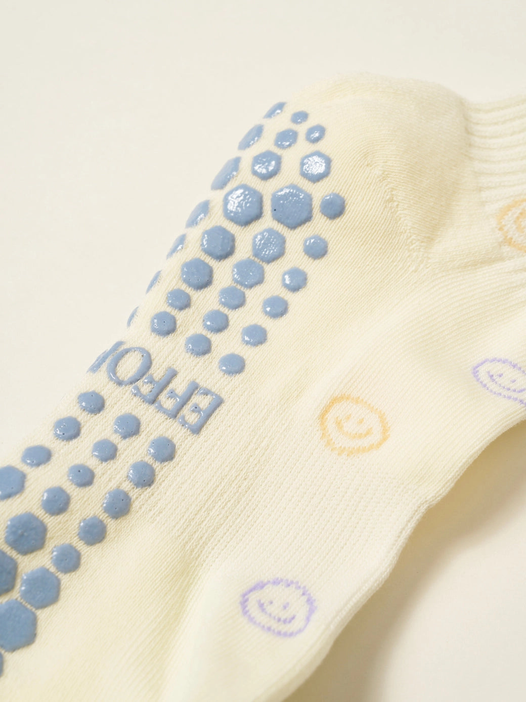 Smiley Face Pilates Socks