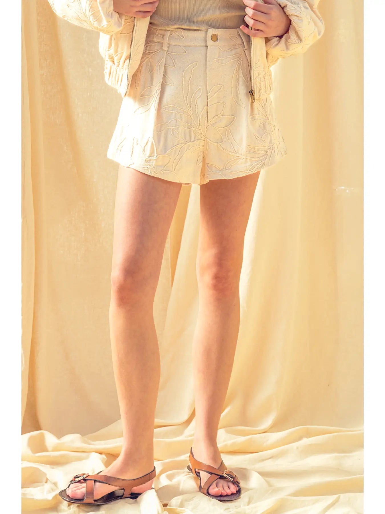Sophia Jacquard Shorts