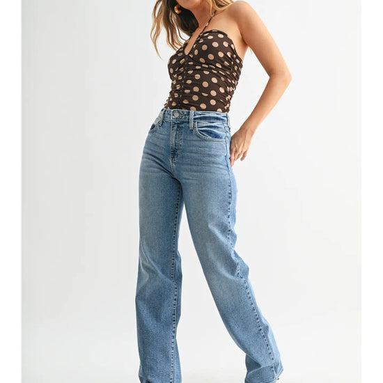 High Rise Straight Leg