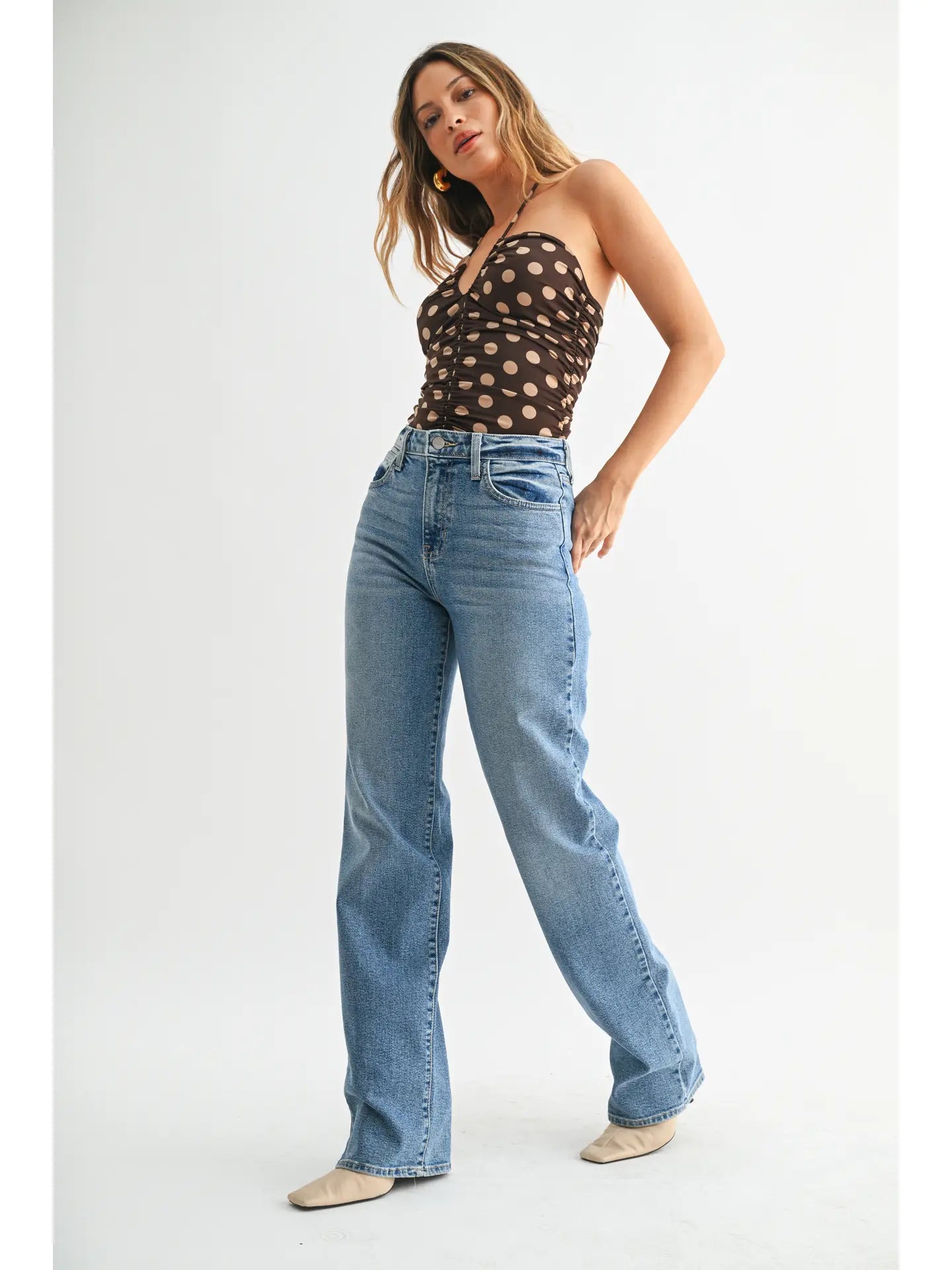 High Rise Straight Leg