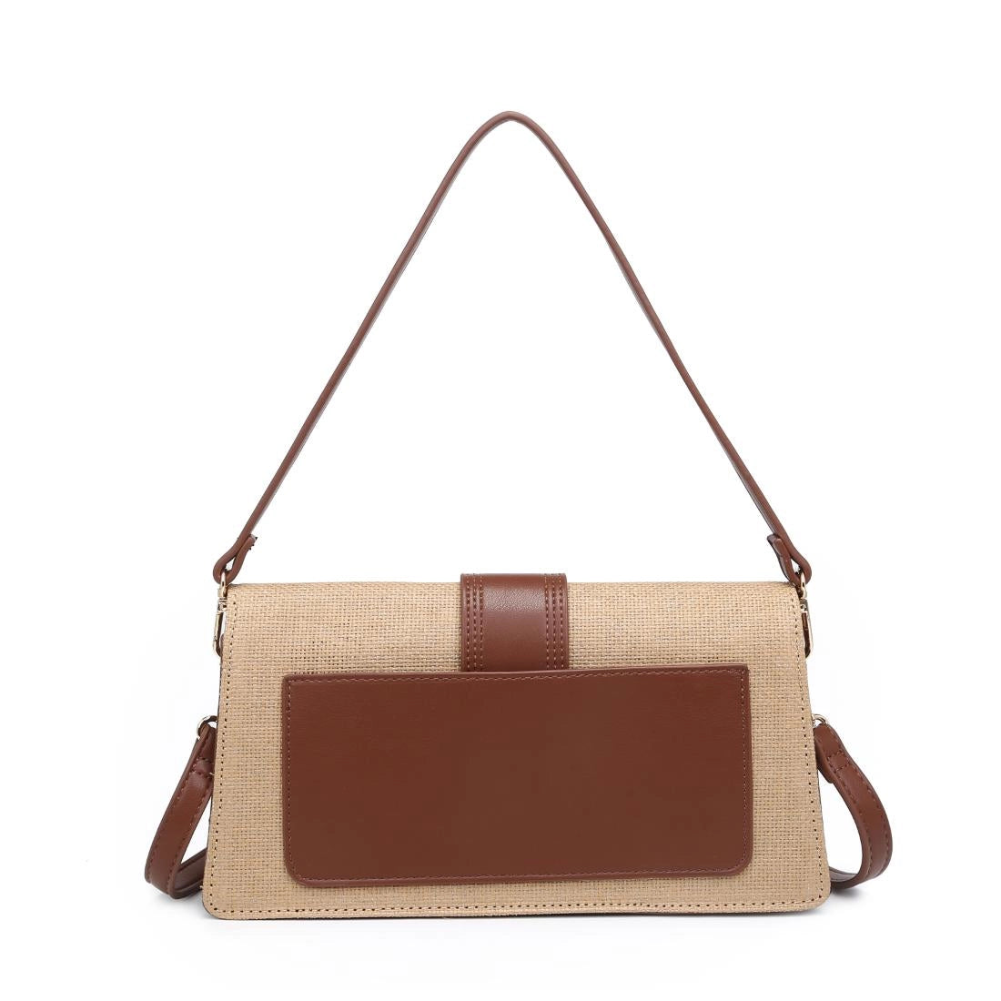 Violet Straw Bag