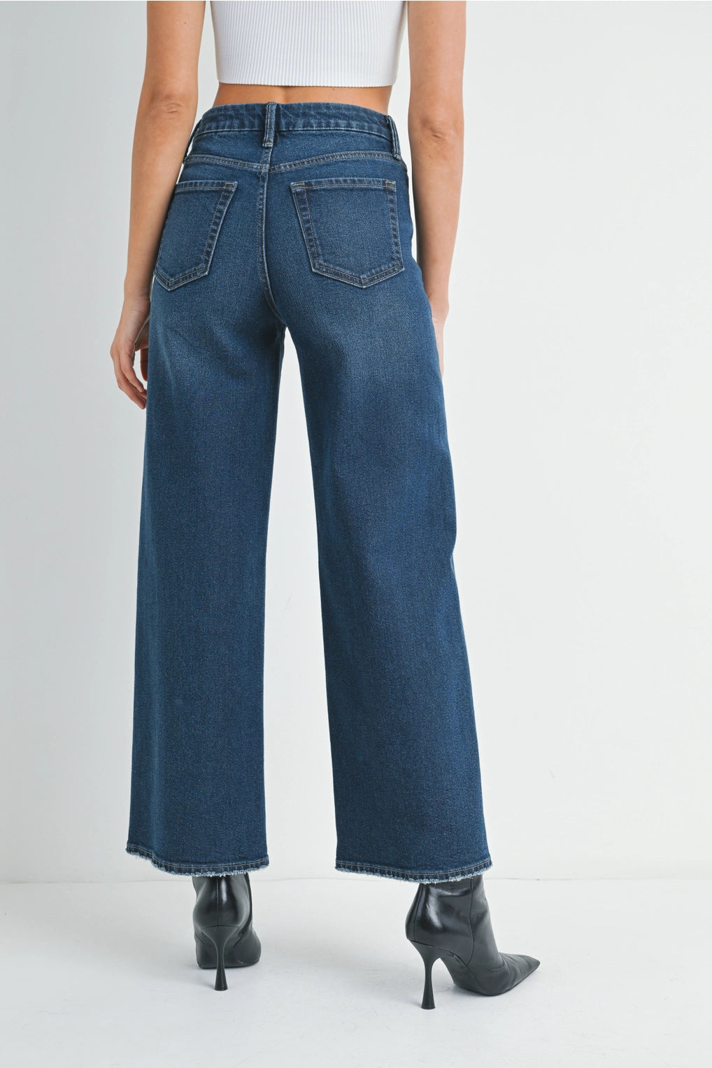 High Rise Palazzo Wide Leg