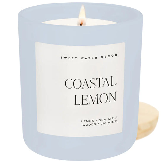 Coastal Lemon 15 oz Soy Candle