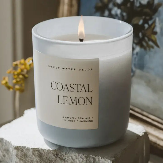 Coastal Lemon 15 oz Soy Candle