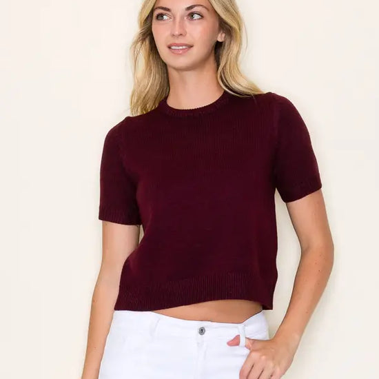 Olivia Sweater Burgundy