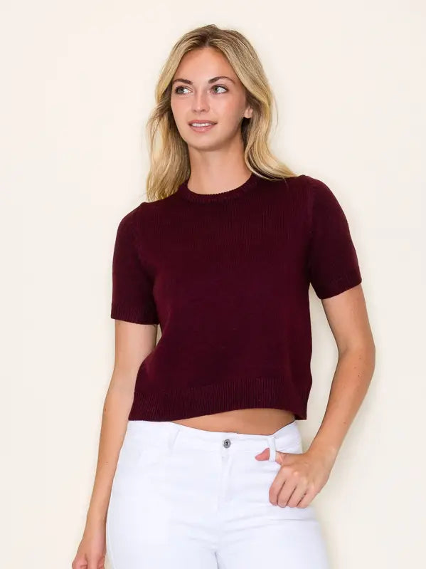 Olivia Sweater Burgundy